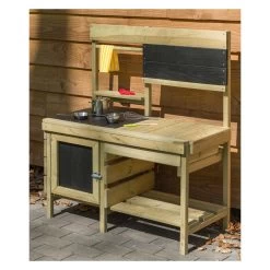 Swingking Spielküche Aus Holz Für Den Außenbereich -Spielzeugwelt Verkauf 1050571e