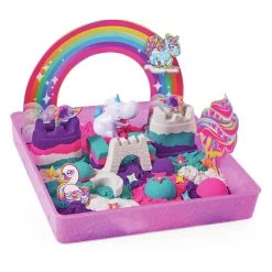 SPIN MASTER Kinetic Sand – Einhorn-Königreich-Spielset -Spielzeugwelt Verkauf 1070220e