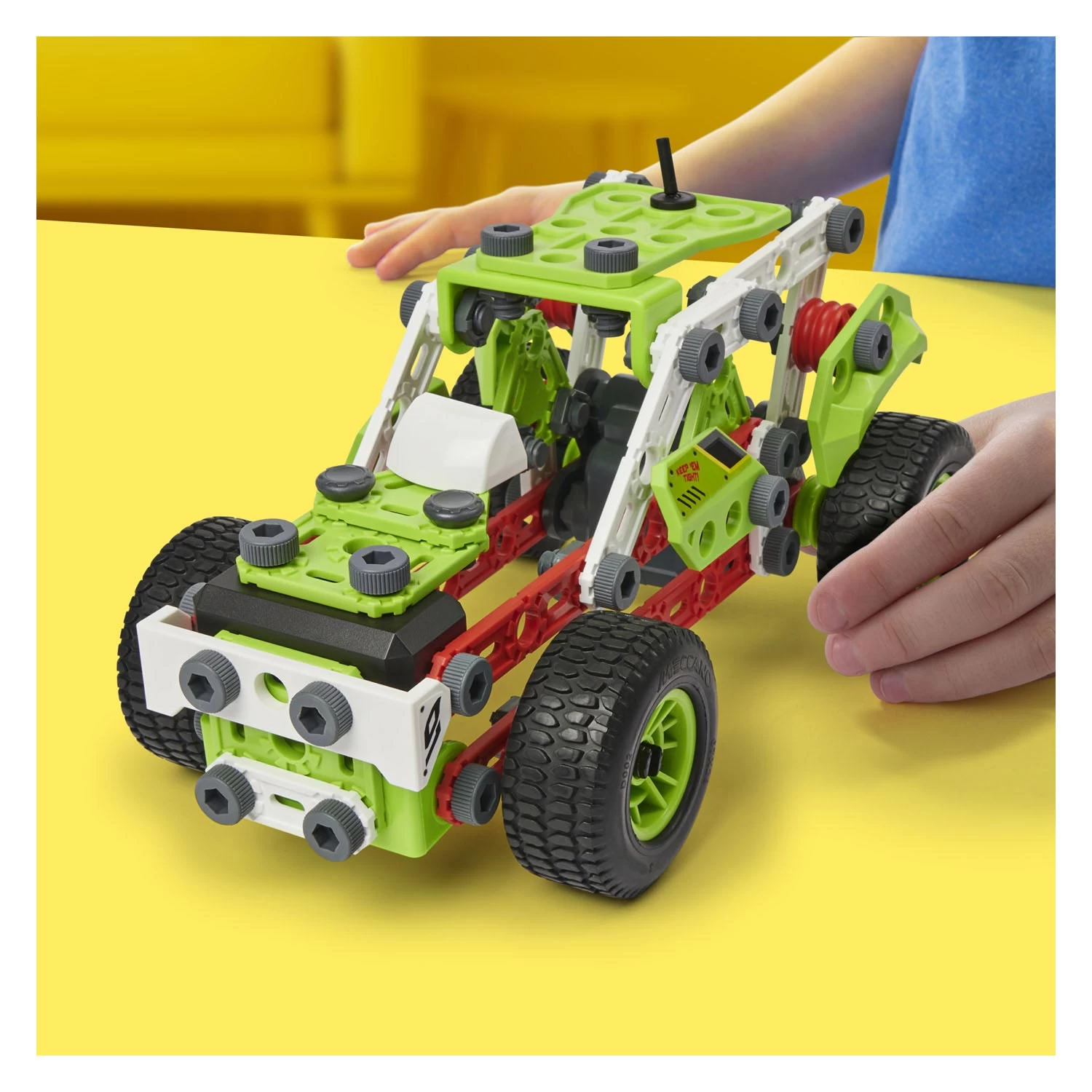SPIN MASTER Meccano Junior – Pull Back Buggy STEM-Bausatz 7 SPIN MASTER Meccano Junior – Pull Back Buggy STEM-Bausatz – Bild 5