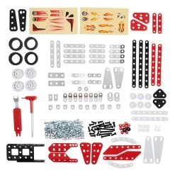 SPIN MASTER Meccano – Rennfahrzeuge, 10-in-1-STEM-Bausatz