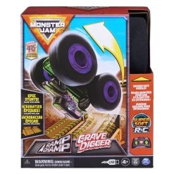 SPIN MASTER Monster Jam – 1:15 RC Car – Ramp Champ Grave Digger