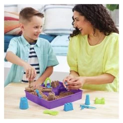 SPIN MASTER Kinetic Sand – Deluxe Strandschloss-Spielset -Spielzeugwelt Verkauf 1070485j