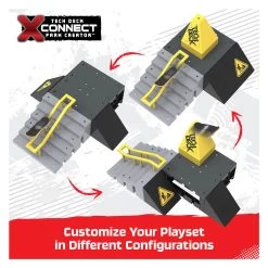 SPIN MASTER Tech Deck – X-Connect Park Creator – Pyramid Shredder-Spielset -Spielzeugwelt Verkauf 1070507g