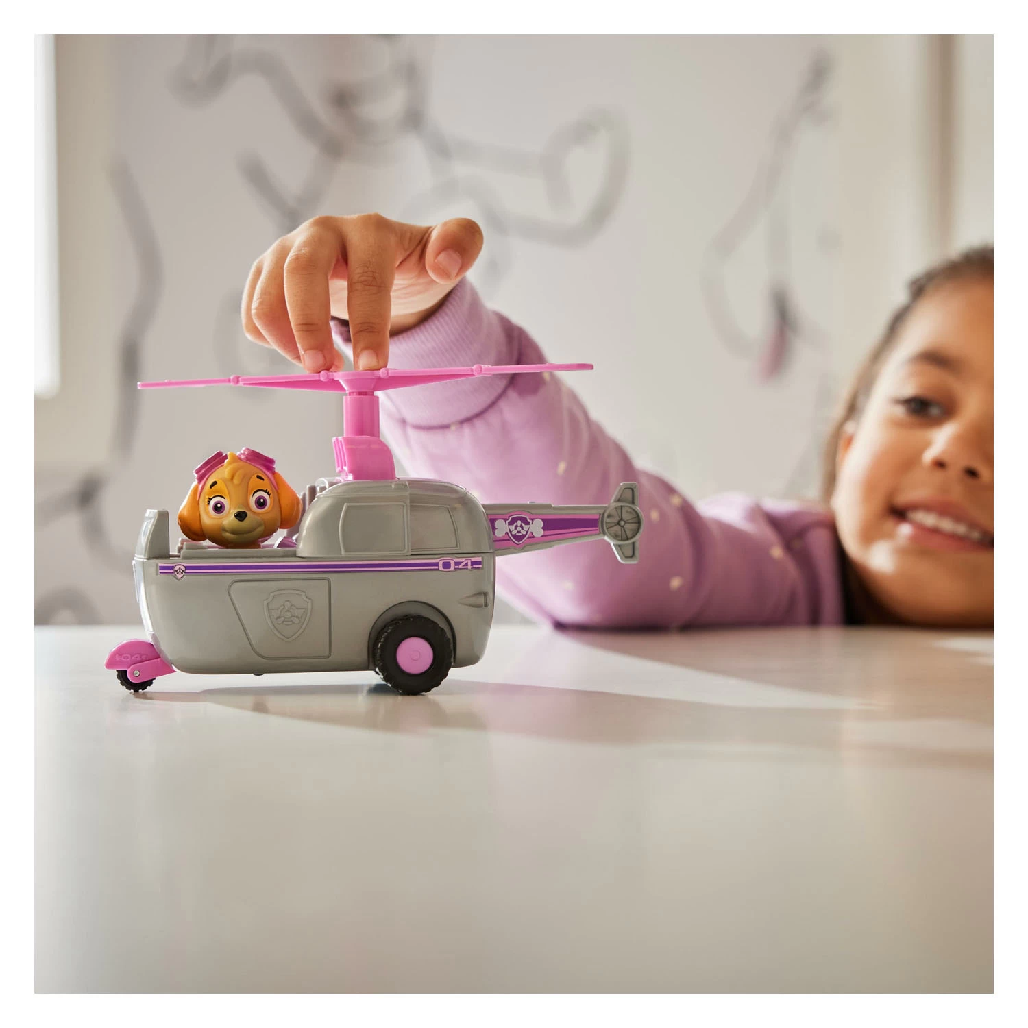 SPIN MASTER PAW Patrol Fahrzeug Mit Spielzeugfigur – Skyes Hubschrauber 9 SPIN MASTER PAW Patrol Fahrzeug Mit Spielzeugfigur – Skyes Hubschrauber – Bild 7