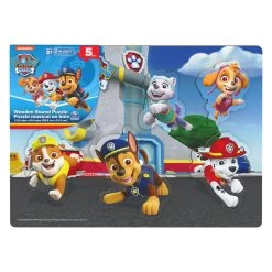 SPIN MASTER Holz-Soundpuzzle PAW Patrol (Englisch), 5-tlg.