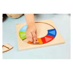 Rolf - Reliefpuzzle Entdecken Sie Die Farbe Und Form Regenbogenkreis, 16-tlg. -Spielzeugwelt Verkauf 1199075h