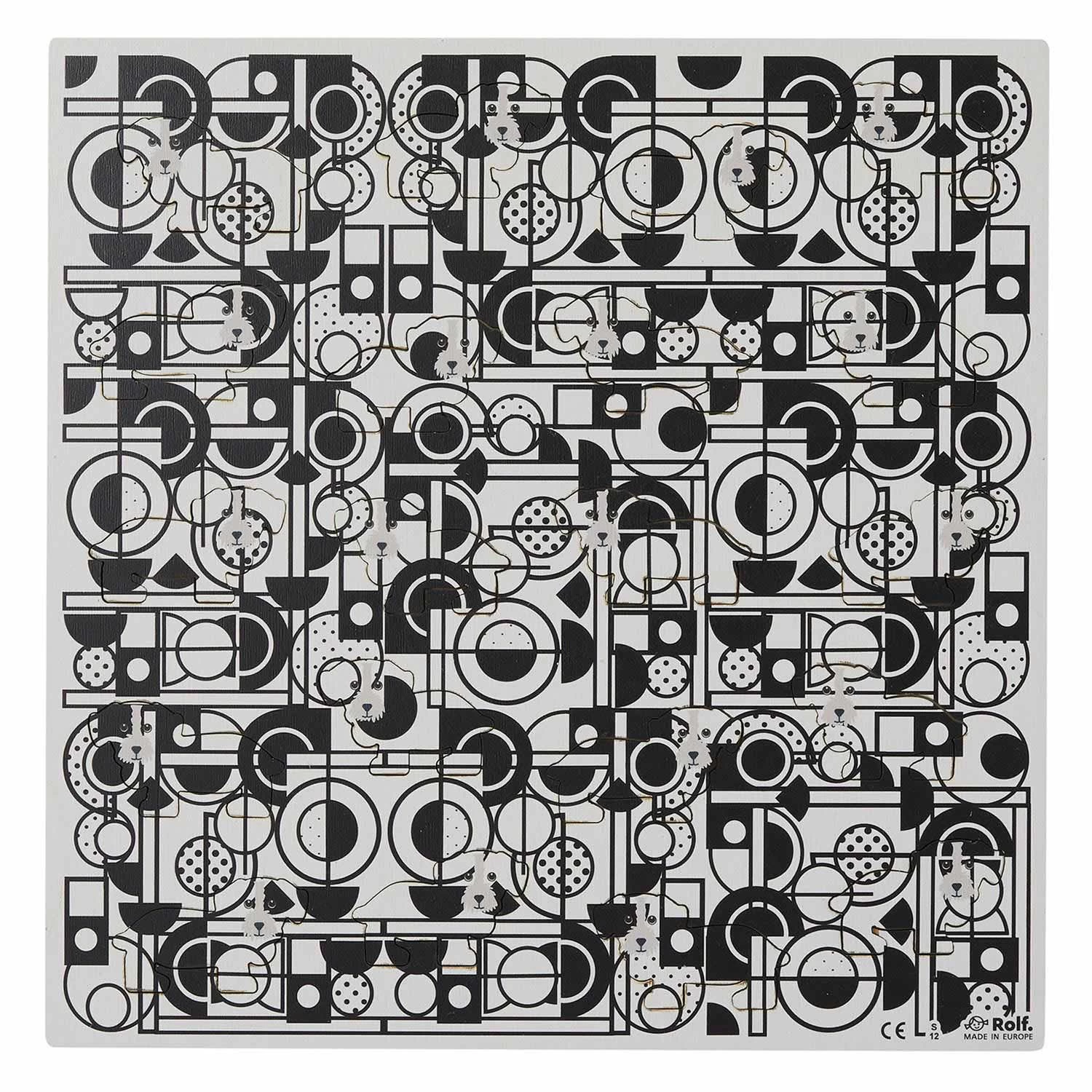 Rolf - Holz-Formpuzzle Hundefamilie, 20-tlg. 4 Rolf - Holz-Formpuzzle Hundefamilie, 20-tlg. – Bild 2