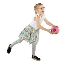 Metallic-Fußball-Rosa, 15 Cm