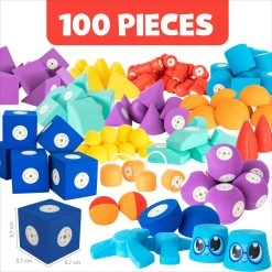 Blockaroo Magnetische Schaumstoffblöcke Schatzkiste, 100 Stk. 13 Blockaroo Magnetische Schaumstoffblöcke Schatzkiste, 100 Stk. -Spielzeugwelt Verkauf 1250350e