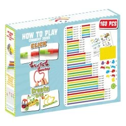 Spaghetteez 3D Art Flexible Baustäbe, 160 Dlg.