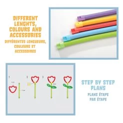 Spaghetteez 3D Art Flexible Baustäbe, 35dlg. -Spielzeugwelt Verkauf 1250363l