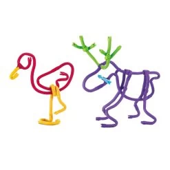 Spaghetteez 3D Art Flexible Konstruktionsstangen-Aufbewahrungsbox, 200 Stück. -Spielzeugwelt Verkauf 1250367d