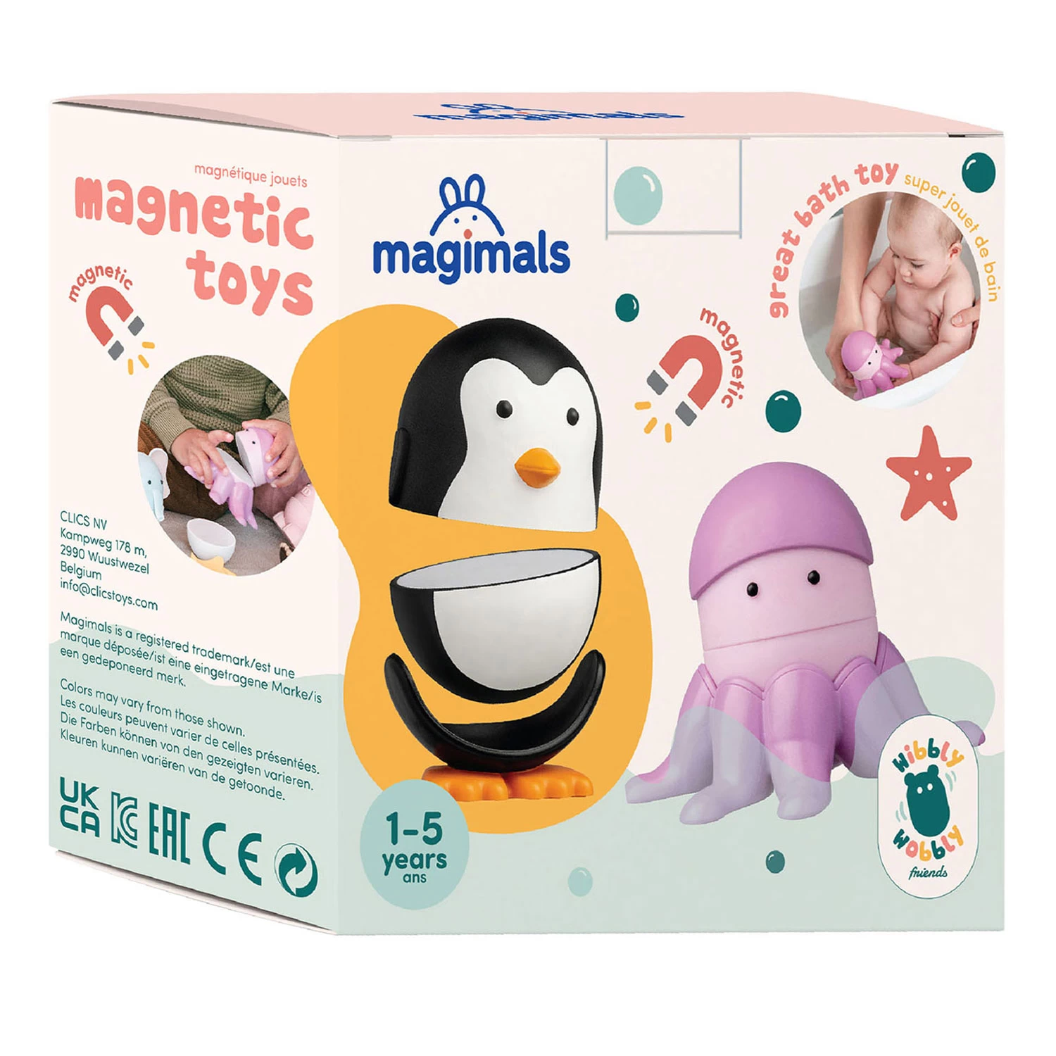 Magimals Wiably Wobly Sealife Magnetisches Spielzeug 3 Magimals Wiably Wobly Sealife Magnetisches Spielzeug
