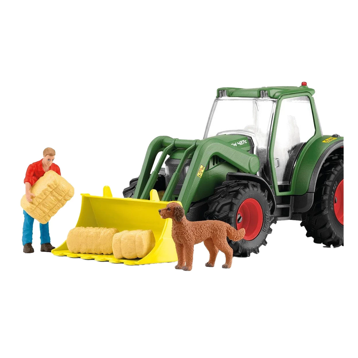 Schleich FARM WORLD Traktor Mit Anhänger 42608 7 Schleich FARM WORLD Traktor Mit Anhänger 42608 – Bild 5
