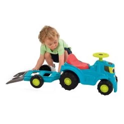 Ecoiffier Traktor Mit Anhänger Und Rasenmäher -Spielzeugwelt Verkauf 1430344f
