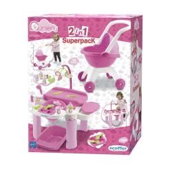 ECOIFFIER Ecoffier Pflegeset Mit Puppenwagen