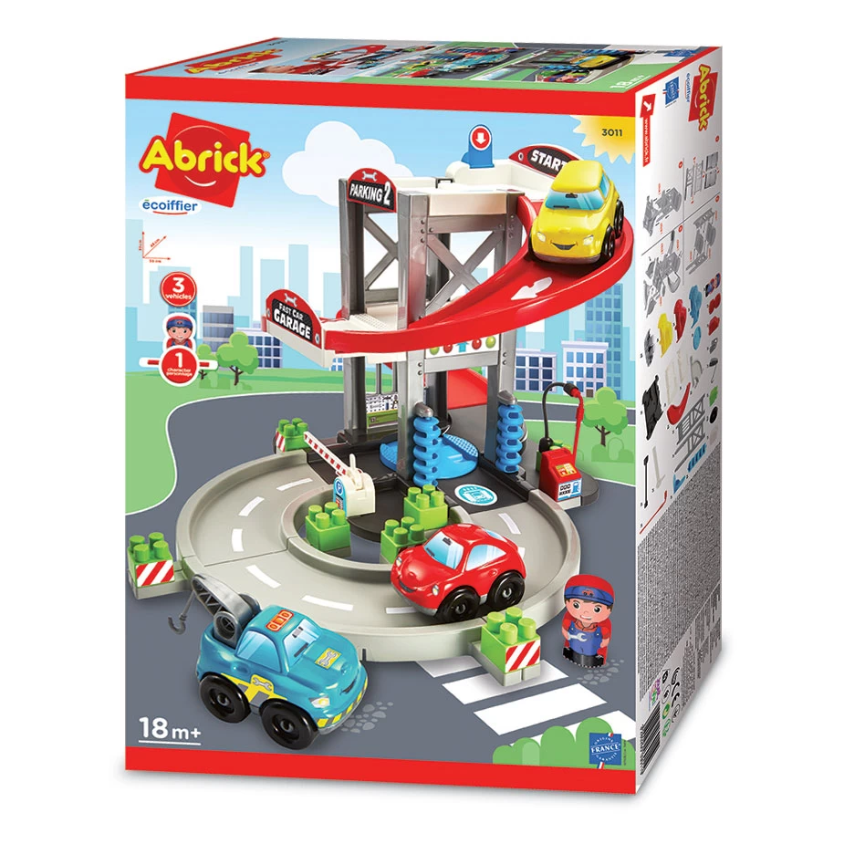 Abrick Garage Mit Transporter Und Autos 3 Abrick Garage Mit Transporter Und Autos