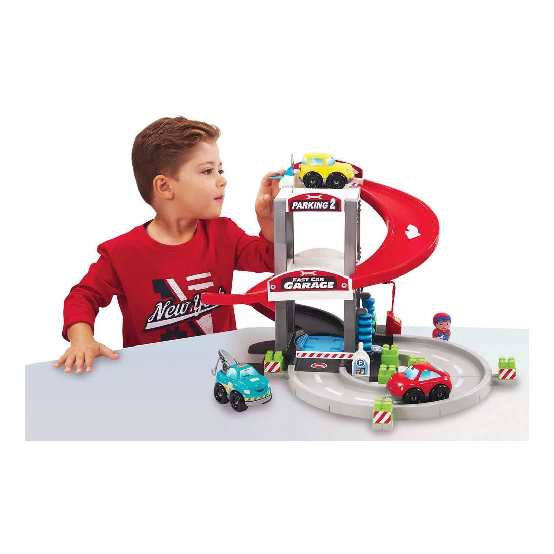 Abrick Garage Mit Transporter Und Autos 5 Abrick Garage Mit Transporter Und Autos – Bild 3