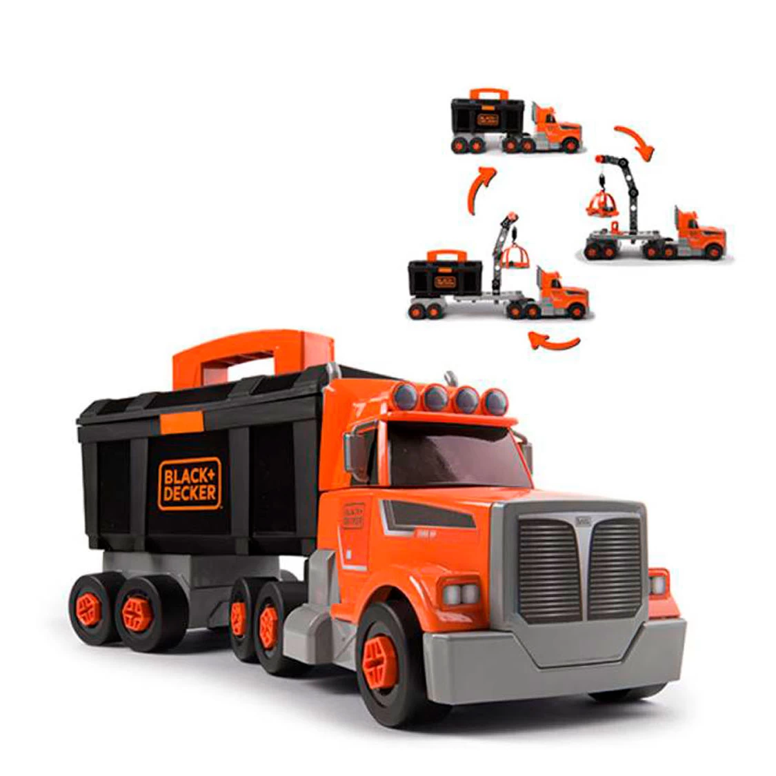 Smoby Black & Decker LKW-Werkzeugkasten 4 Smoby Black & Decker LKW-Werkzeugkasten – Bild 2