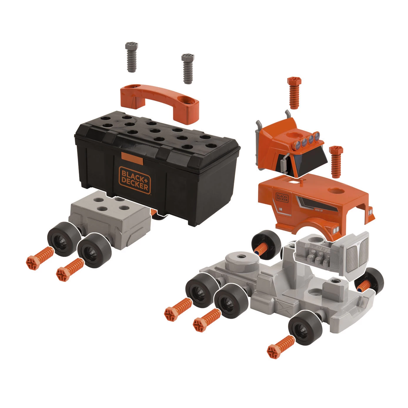 Smoby Black & Decker LKW-Werkzeugkasten 6 Smoby Black & Decker LKW-Werkzeugkasten – Bild 4