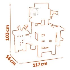 Smoby Black & Decker Mega Center, 100 Stk. 12 Smoby Black & Decker Mega Center, 100 Stk. -Spielzeugwelt Verkauf 1440716e