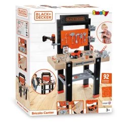 Smoby Black & Decker Bricolo Spielzeug-Werkbank, 92-tlg.