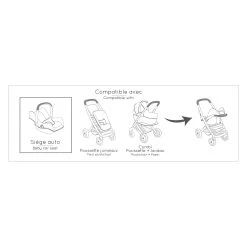 Smoby Maxi-Cosi Sage, 3in1 11 Smoby Maxi-Cosi Sage, 3in1 -Spielzeugwelt Verkauf 1441100e