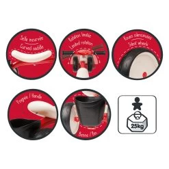 Smoby Rookie Ride-On Rutschauto Rot -Spielzeugwelt Verkauf 1441108d