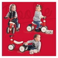 Smoby Rookie Ride-On Rutschauto Rot -Spielzeugwelt Verkauf 1441108l