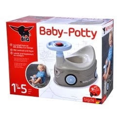 BIG Baby Potty Töpfchen Mit Haltegriff Grau