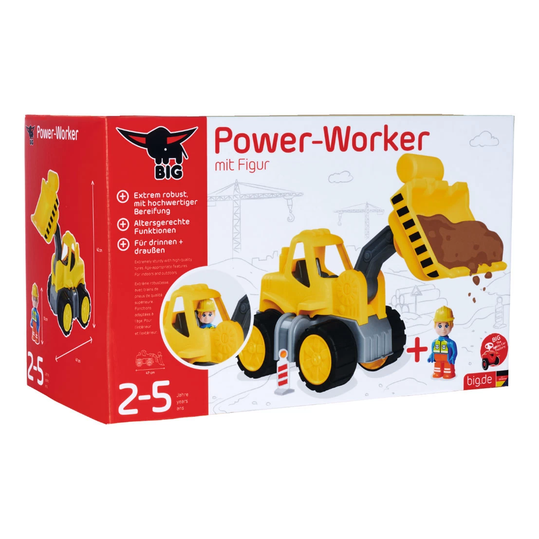 BIG Power Worker Midi Radladerschaufel Mit Figur 3 BIG Power Worker Midi Radladerschaufel Mit Figur