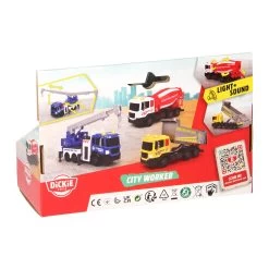 Dickie City Worker Kipper-LKW Gelb