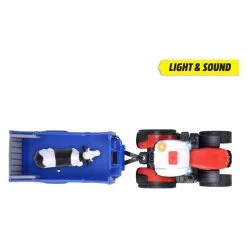 Dickie Massey Ferguson Traktor Mit Tieranhänger -Spielzeugwelt Verkauf 1480806e