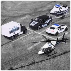 Majorette Police Force Cars Geschenkpackung, 4tlg. -Spielzeugwelt Verkauf 1480823f