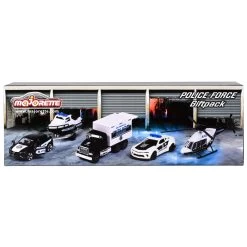 Majorette Police Force Cars Geschenkpackung, 4tlg. -Spielzeugwelt Verkauf 1480823g