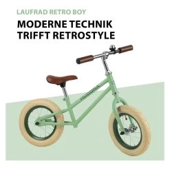 HUDORA Laufrad Vintage Grün