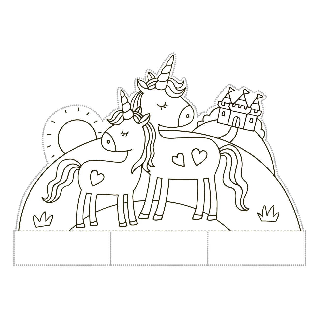 Super Prickelset „Ich Liebe Einhörner“. 4 Super Prickelset „Ich Liebe Einhörner“. – Bild 2