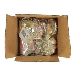 Transparente Schlüsselanhänger-Geldbörse, 12er-Set.