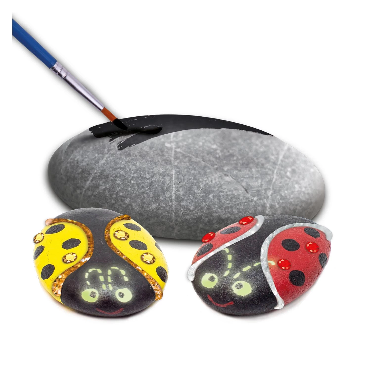 Grafix Steinmalerei, Die Im Dunkeln Leuchtet 3 Grafix Steinmalerei, Die Im Dunkeln Leuchtet