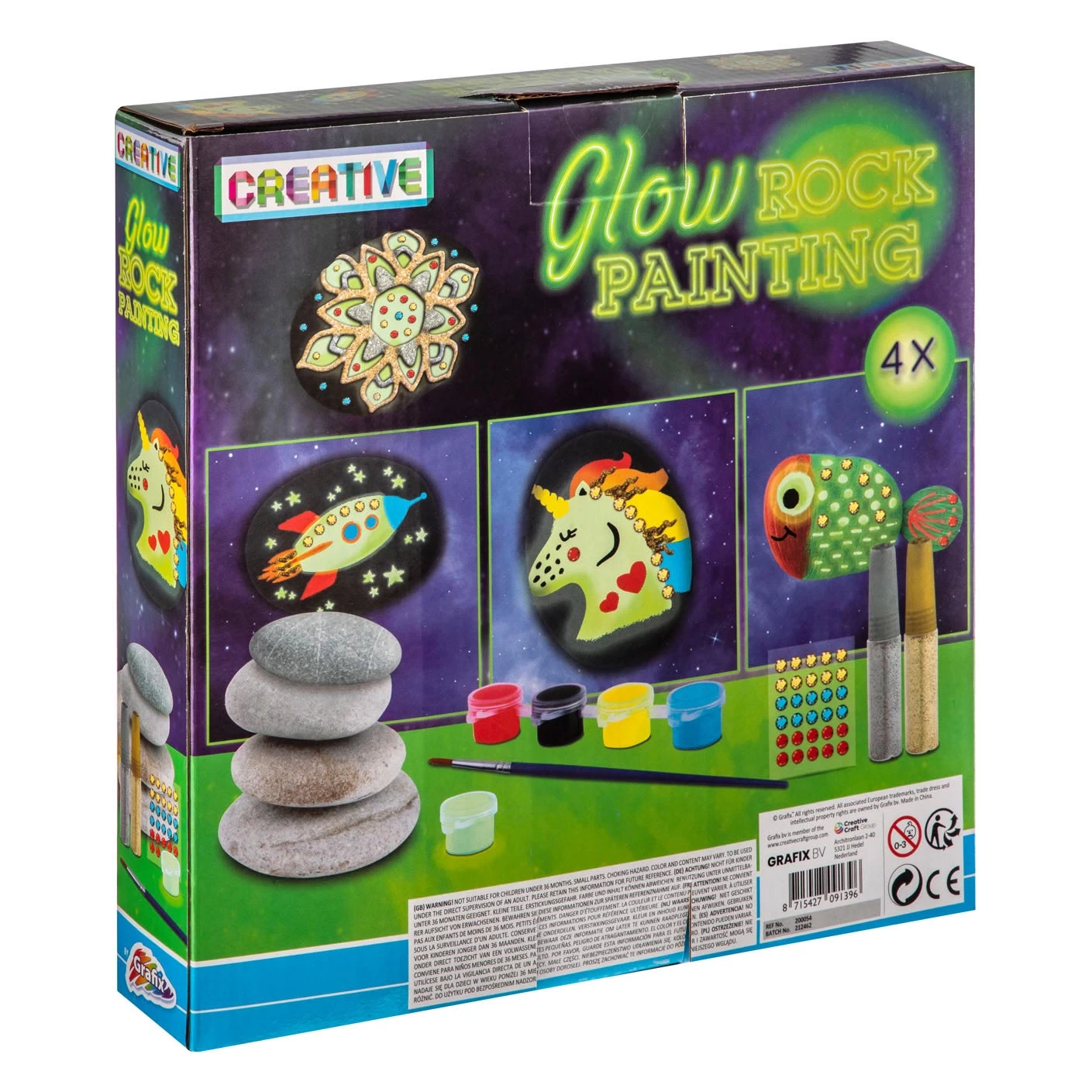 Grafix Steinmalerei, Die Im Dunkeln Leuchtet 6 Grafix Steinmalerei, Die Im Dunkeln Leuchtet – Bild 4