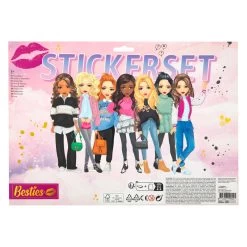 Besties Mega-Aufkleber-Set, 300 Stück.