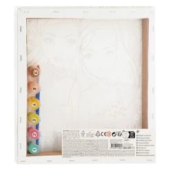 Besties Leinwand-Malerei Nach Zahlen, 30 X 30 Cm -Spielzeugwelt Verkauf 1630363e