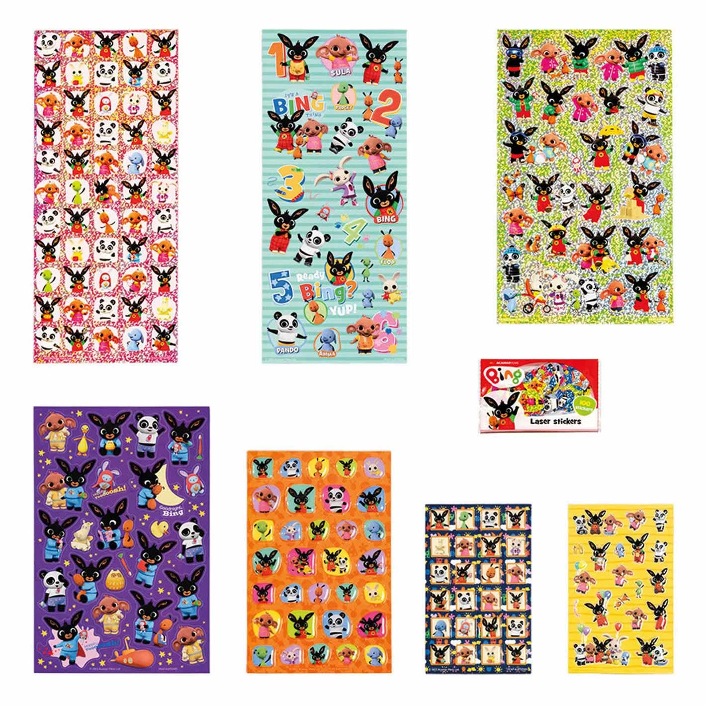 Super-Aufkleber-Set – Bing 3 Super-Aufkleber-Set – Bing