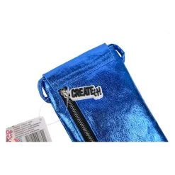 Create It! Smartphone-Tasche Mit Reißverschluss – Blau/Silber -Spielzeugwelt Verkauf 1820375d