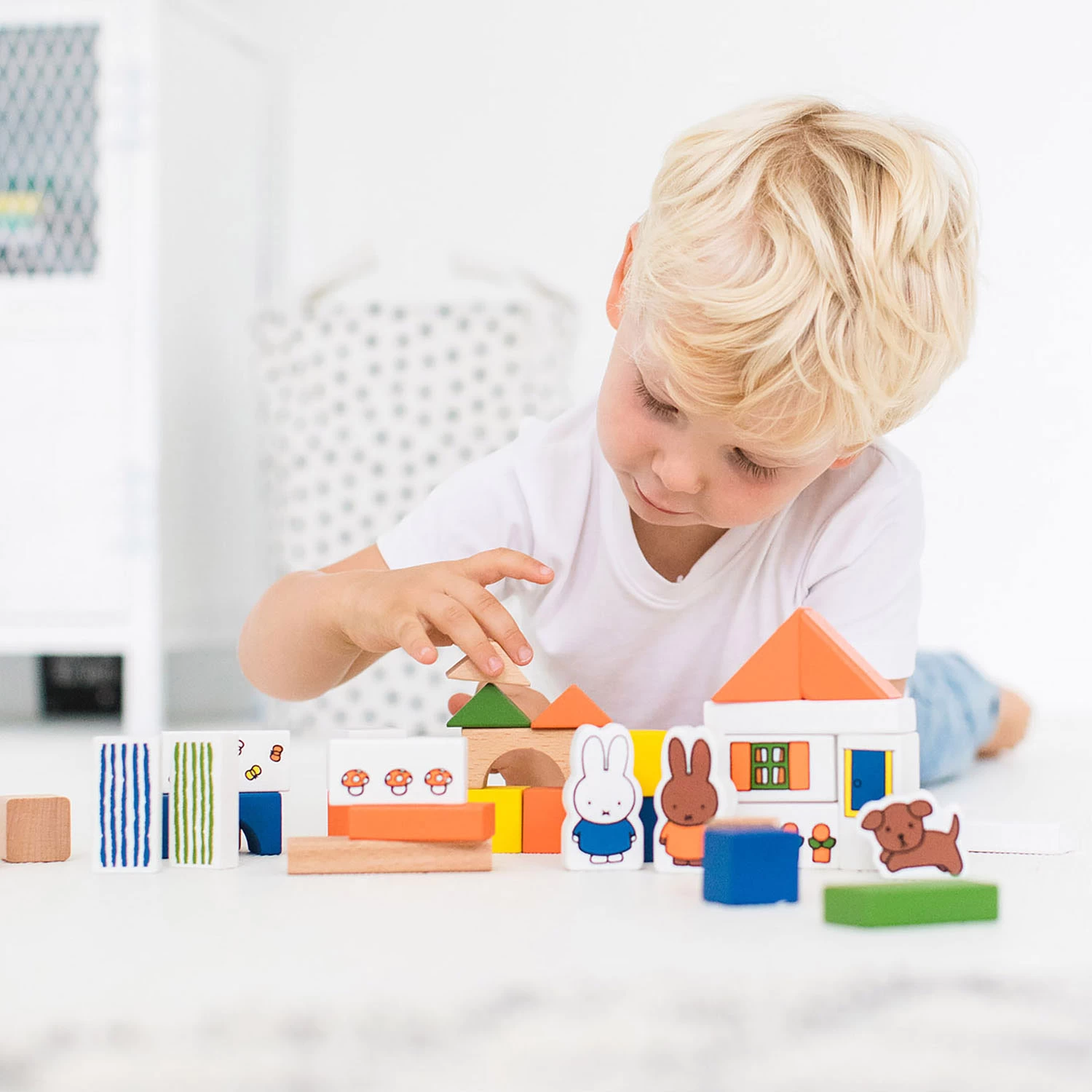 Miffy Blokkenton, 15 Stk 4 Miffy Blokkenton, 15 Stk – Bild 2