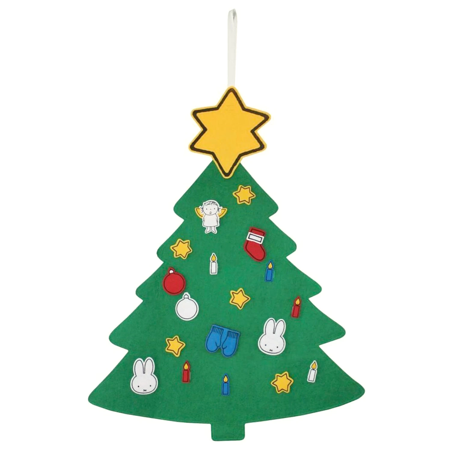 Miffy Weihnachtsbaumfilz 4 Miffy Weihnachtsbaumfilz – Bild 2