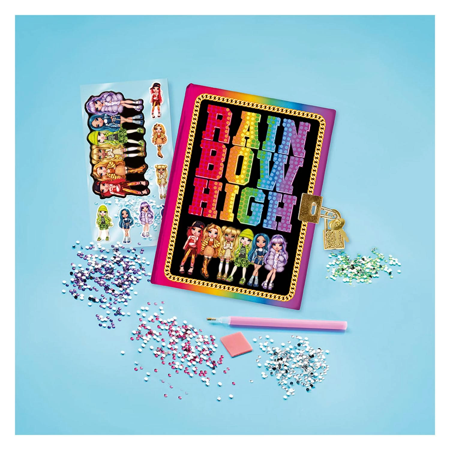 Totum Rainbow High – Diamantgemälde „Geheimes Tagebuch“. 4 Totum Rainbow High – Diamantgemälde „Geheimes Tagebuch“. – Bild 2