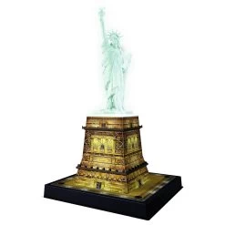 Ravensburger 3D-Puzzle - Freiheitsstatue Nachtausgabe