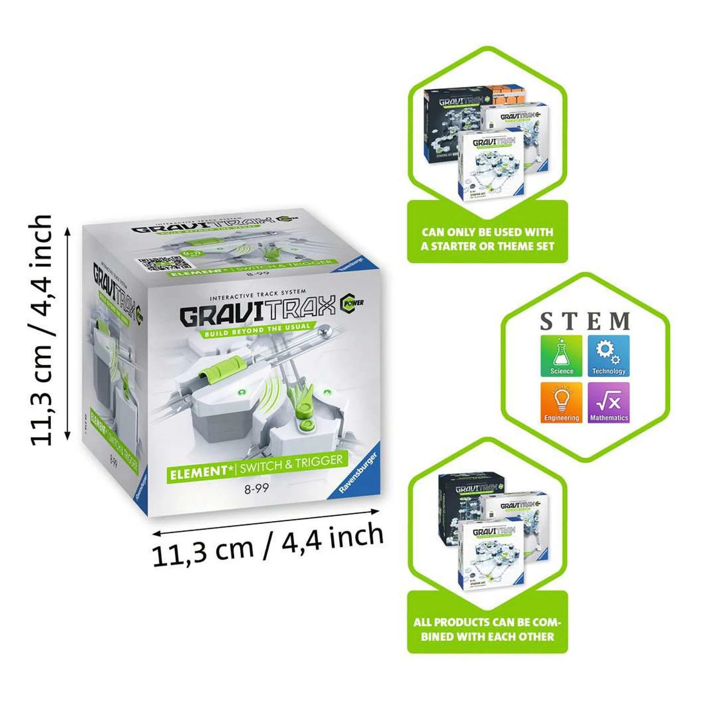 Ravensburger Gravitrax Power Element Switch Trigger-Erweiterungsset 4 Ravensburger Gravitrax Power Element Switch Trigger-Erweiterungsset – Bild 2