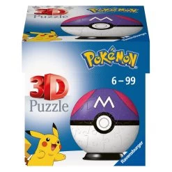Ravensburger Pokemon Masterball 3D-Puzzle, 54 Teile.
